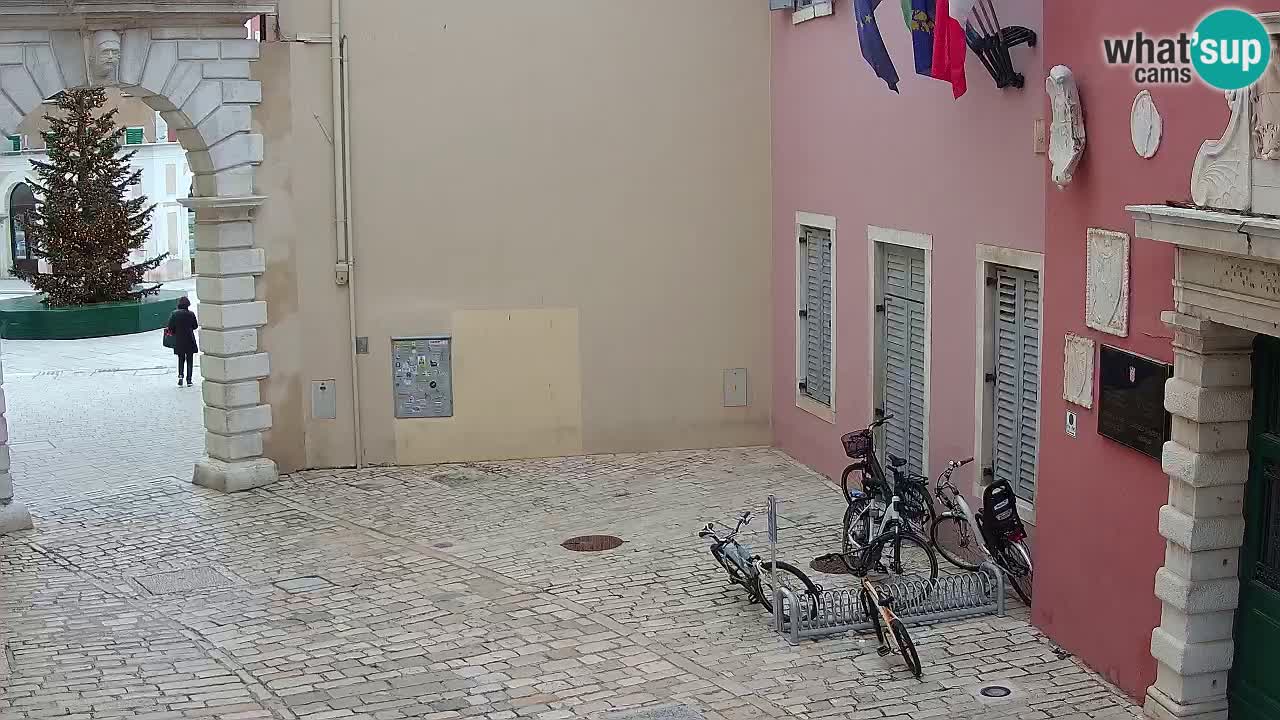 Live webcam Rovinj – Balbi’s bow “City gate” – Istria – Croatia