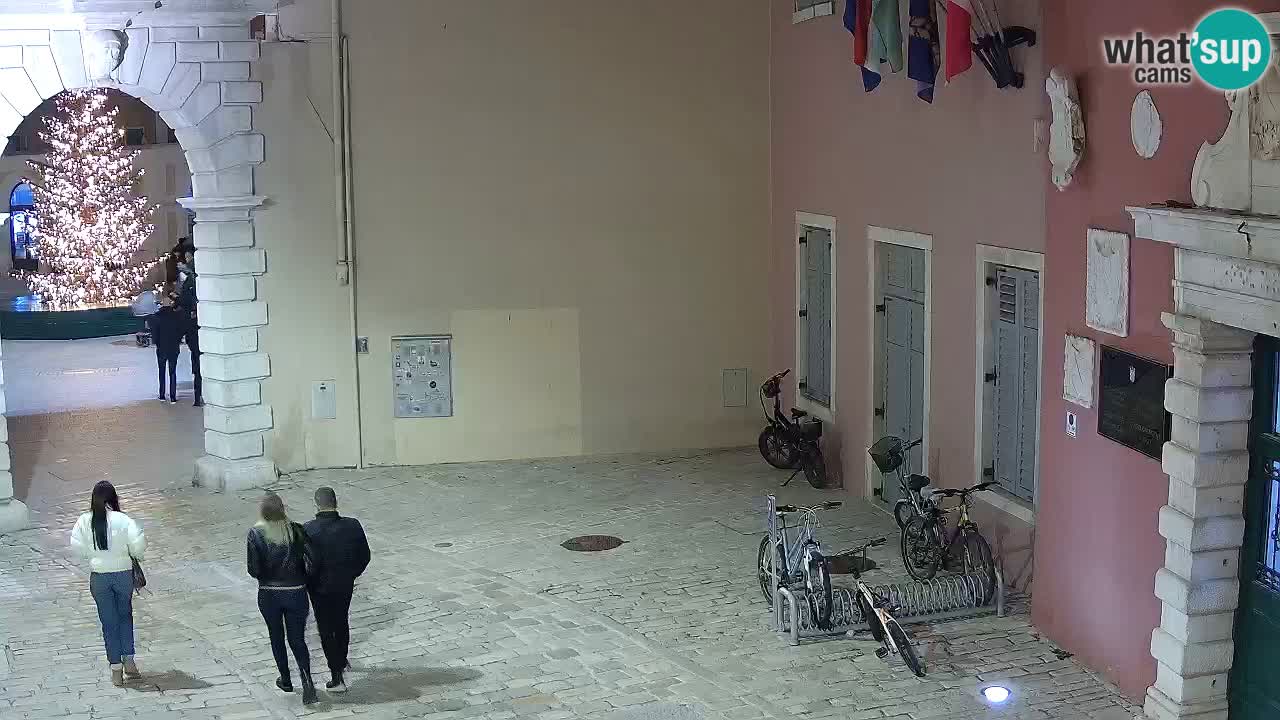 Live webcam Rovinj – Balbijev luk “Gradska vrata” – Istra – Hrvatska