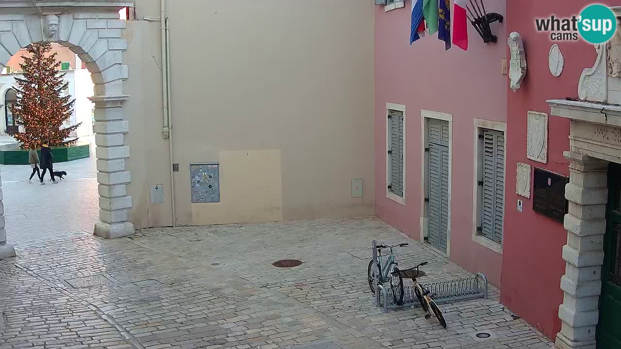 Live webcam Rovinj – Balbi’s bow “City gate” – Istria – Croatia