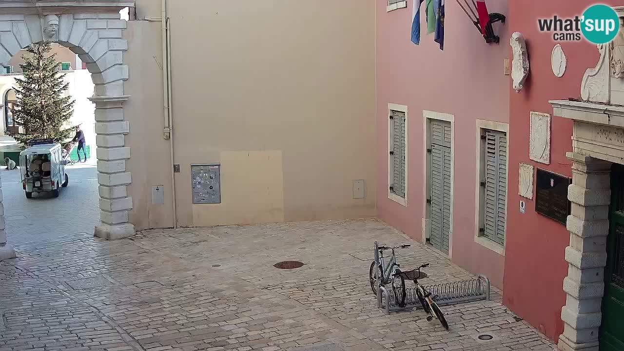 Live webcam Rovinj – Balbi’s bow “City gate” – Istria – Croatia