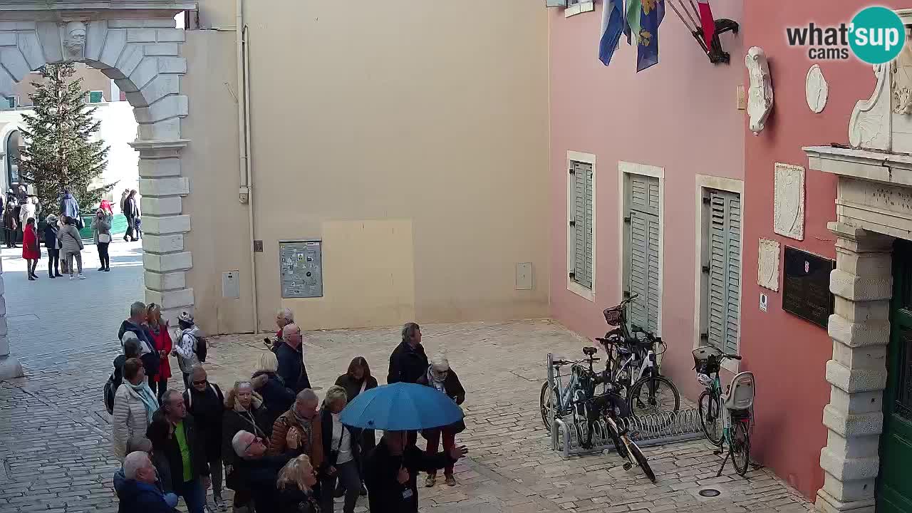 Live webcam Rovigno – Arco di Balbi “Porta della città” – Istria – Croazia