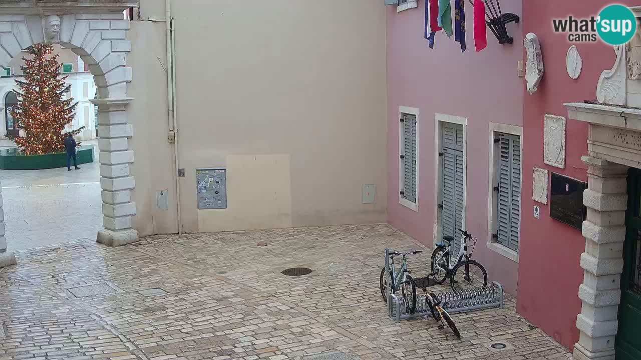 Live webcam Rovinj – Balbi’s bow “City gate” – Istria – Croatia