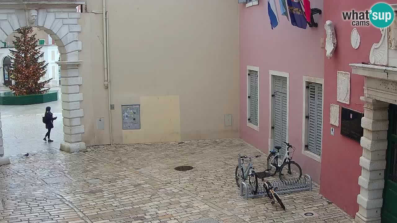 Live Rovigno webcam – Arco di Balbi “Porta della città” – Istria