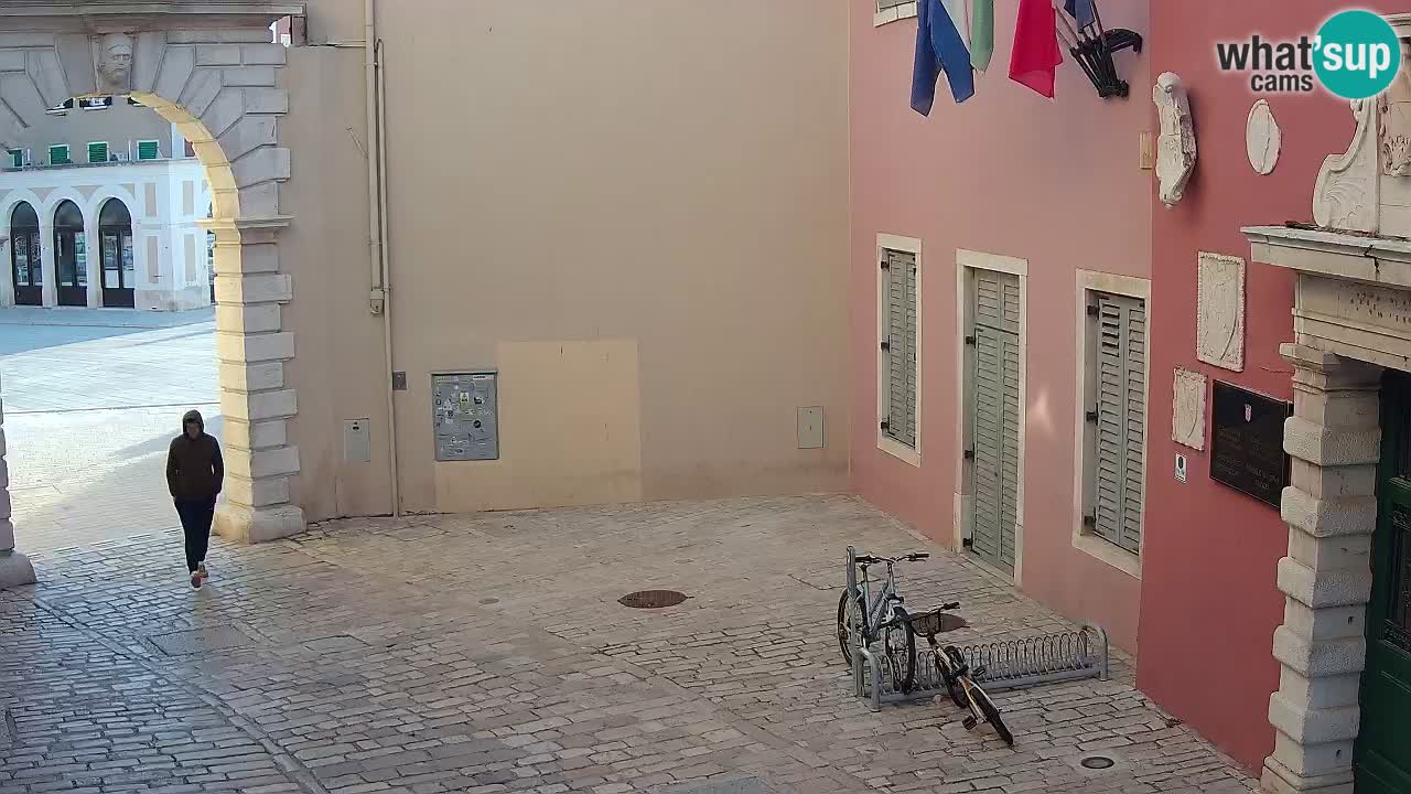 Live webcam Rovinj – Balbi’s bow “City gate” – Istria – Croatia