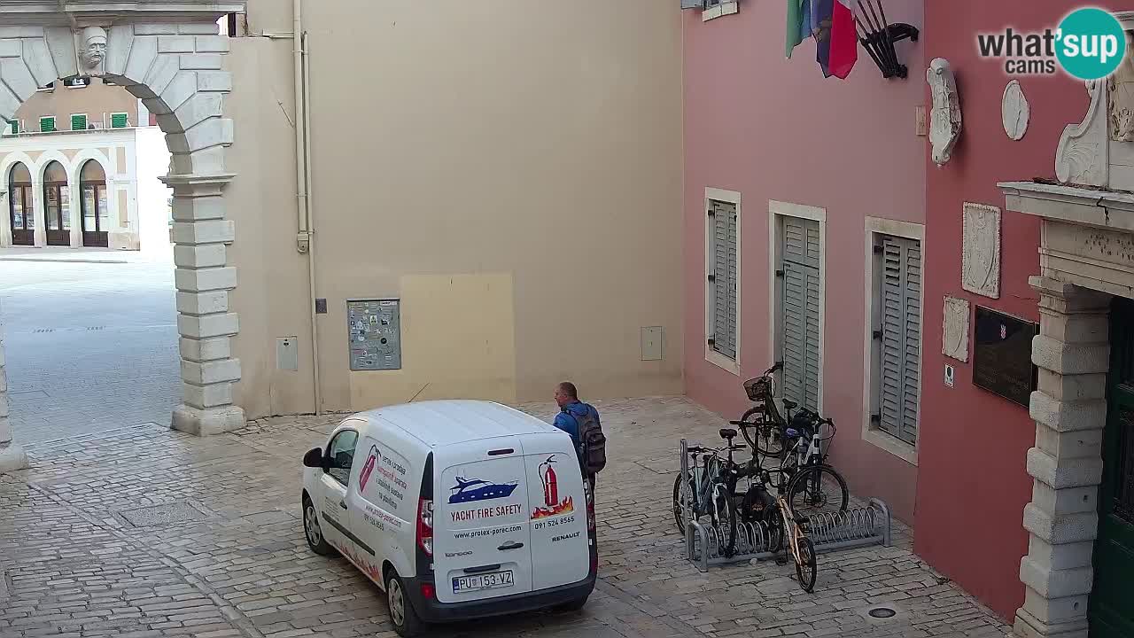 Live webcam Rovinj – Balbi’s bow “City gate” – Istria – Croatia