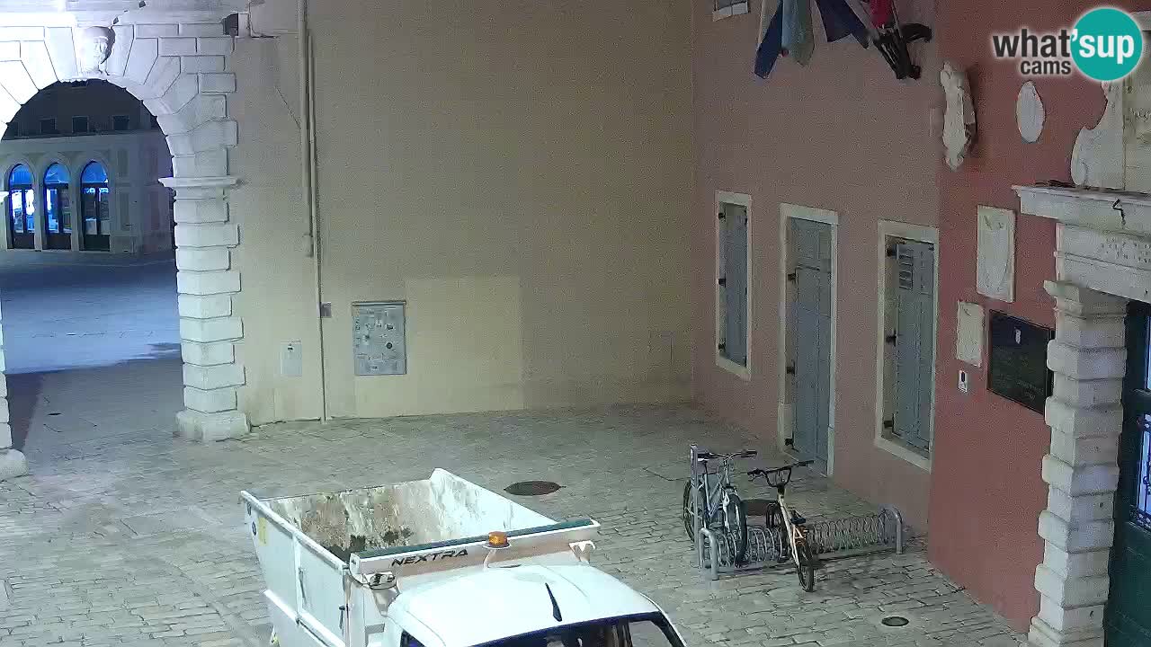 Live webcam Rovinj – Balbi’s bow “City gate” – Istria – Croatia