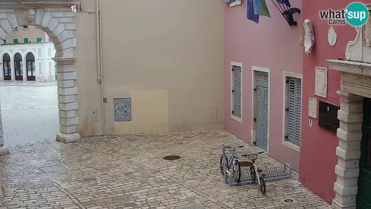 Live webcam Rovinj – Balbi’s bow “City gate” – Istria – Croatia