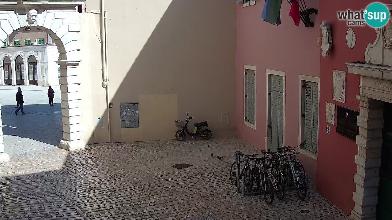 Live webcam Rovinj – Balbi’s bow “City gate” – Istria – Croatia