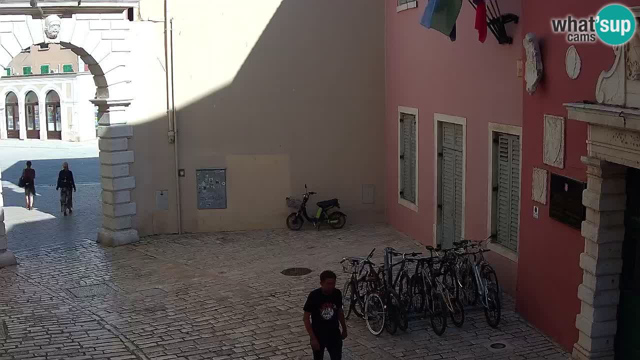 Live webcam Rovinj – Balbi’s bow “City gate” – Istria – Croatia