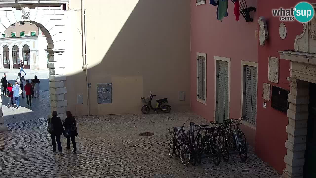Live webcam Rovinj – Balbi’s bow “City gate” – Istria – Croatia