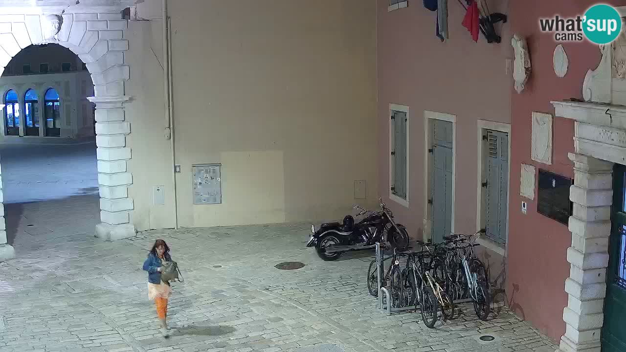 Live webcam Rovinj – Balbi’s bow “City gate” – Istria – Croatia