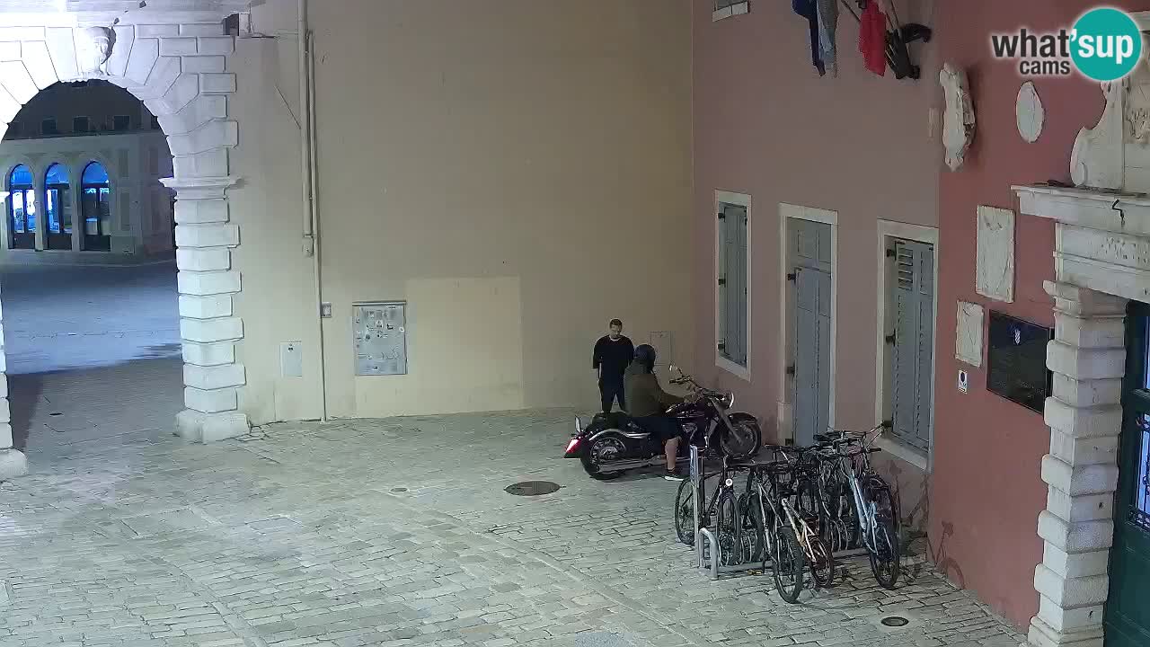 Live webcam Rovinj – Balbi’s bow “City gate” – Istria – Croatia