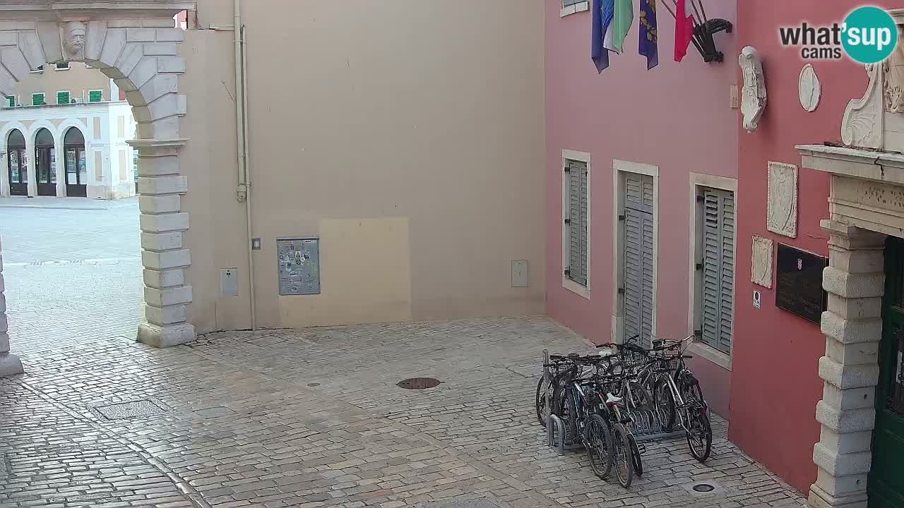 Live webcam Rovinj – Balbi’s bow “City gate” – Istria – Croatia