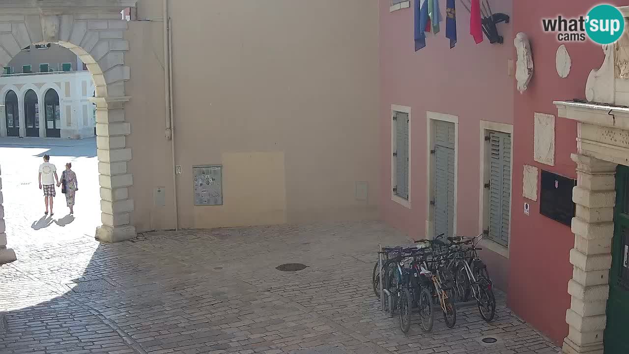 Live webcam Rovinj – Balbi’s bow “City gate” – Istria – Croatia