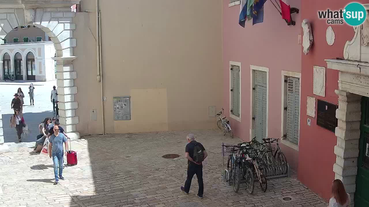 Live webcam Rovinj – Balbijev luk “Gradska vrata” – Istra – Hrvatska