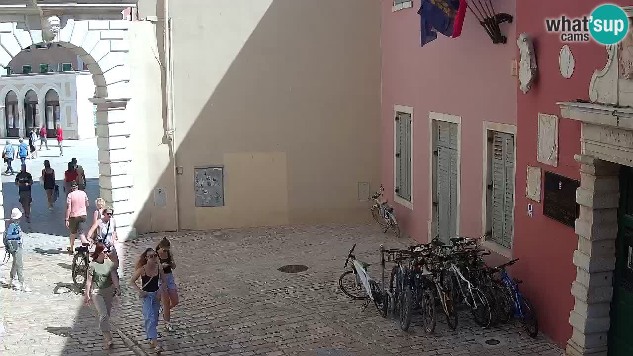 Live webcam Rovinj – Balbi’s bow “City gate” – Istria – Croatia