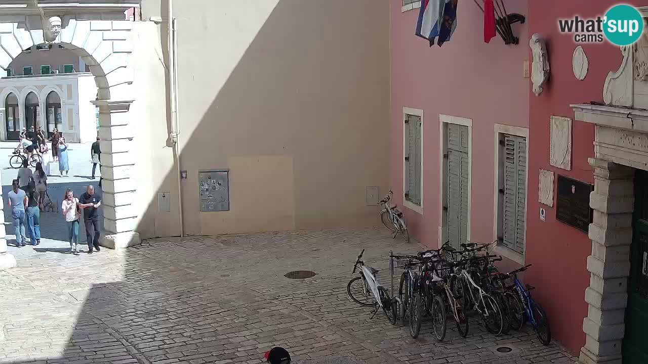 Live webcam Rovinj – Balbi’s bow “City gate” – Istria – Croatia