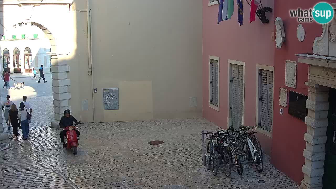 Live webcam Rovinj – Balbijev luk “Gradska vrata” – Istra – Hrvatska