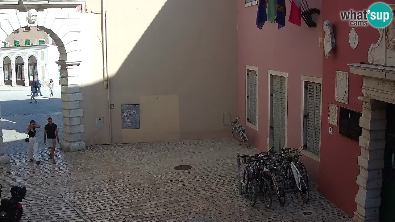 Live webcam Rovinj – Balbi’s bow “City gate” – Istria – Croatia