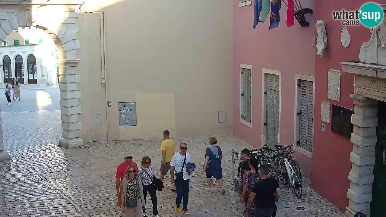 Webcam en vivo Rovinj – “Puerta de la ciudad” Proa de Balbi – Istria – Croacia