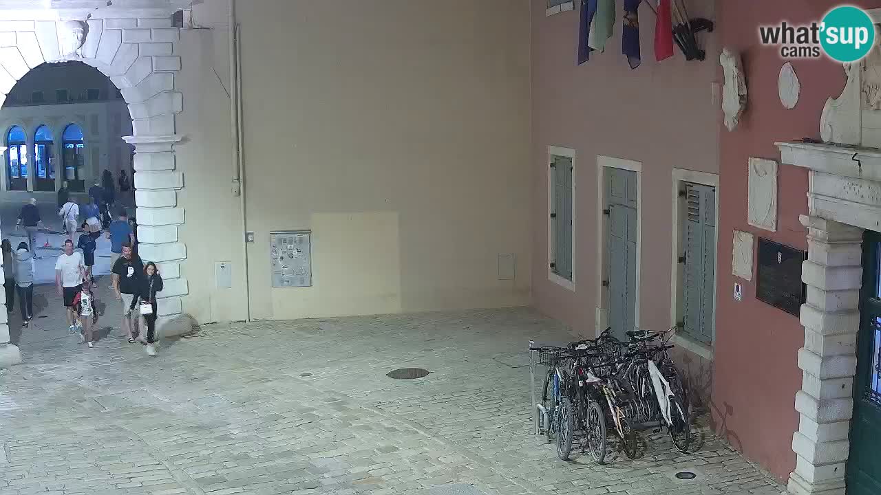 Live webcam Rovinj – Balbijev luk “Gradska vrata” – Istra – Hrvatska