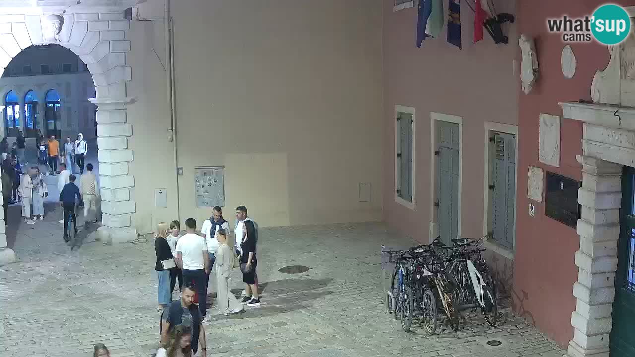 Live webcam Rovinj – Balbijev luk “Gradska vrata” – Istra – Hrvatska