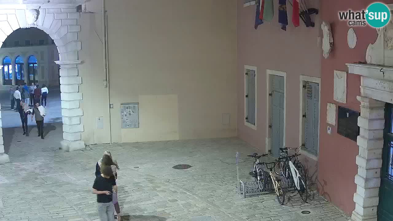 Live webcam Rovinj – Balbijev luk “Gradska vrata” – Istra – Hrvatska