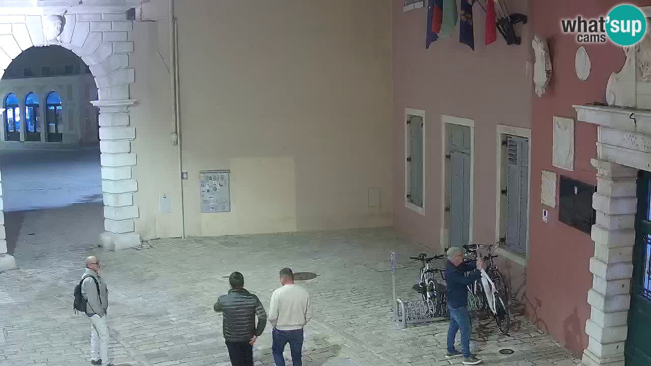 Live webcam Rovinj – Balbi’s bow “City gate” – Istria – Croatia