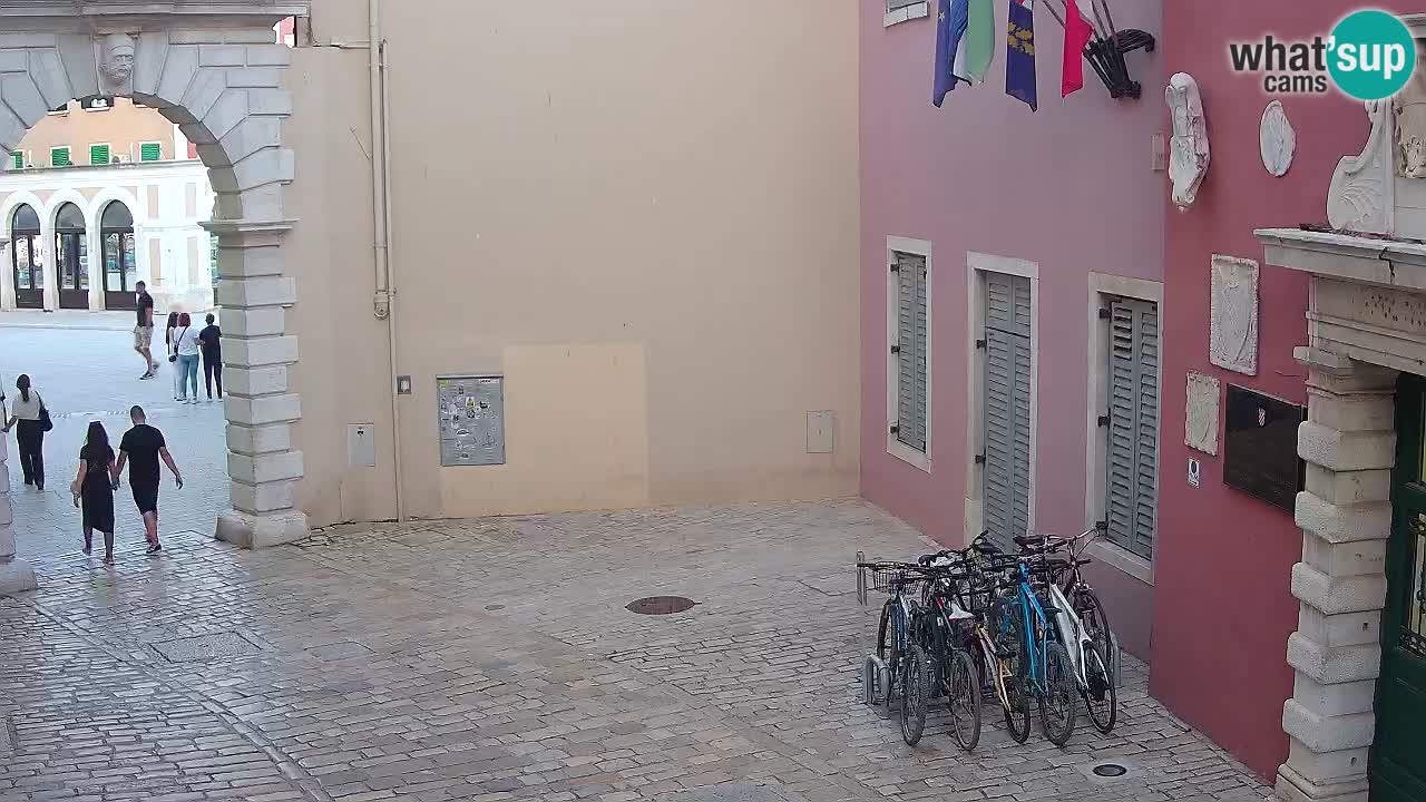 Live webcam Rovinj – Balbijev luk “Gradska vrata” – Istra – Hrvatska