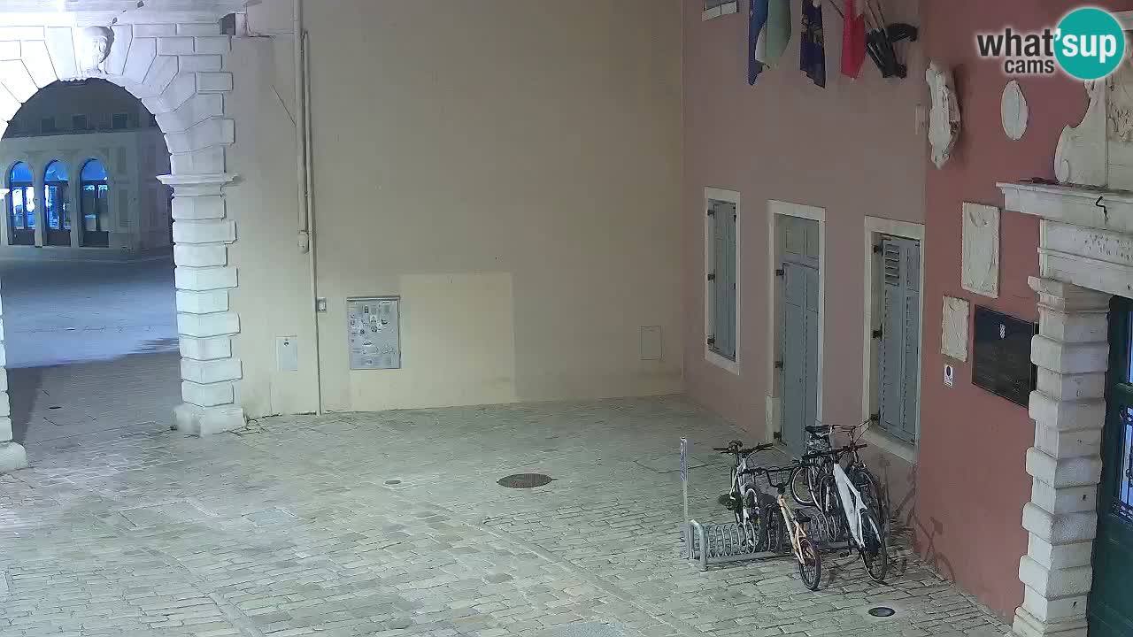Live webcam Rovinj – Balbijev luk “Gradska vrata” – Istra – Hrvatska