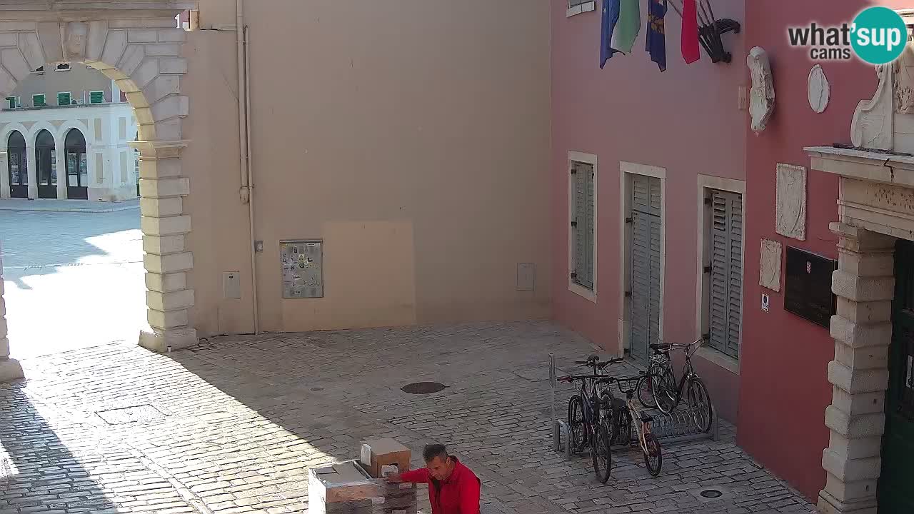 Live webcam Rovinj – Balbi’s bow “City gate” – Istria – Croatia