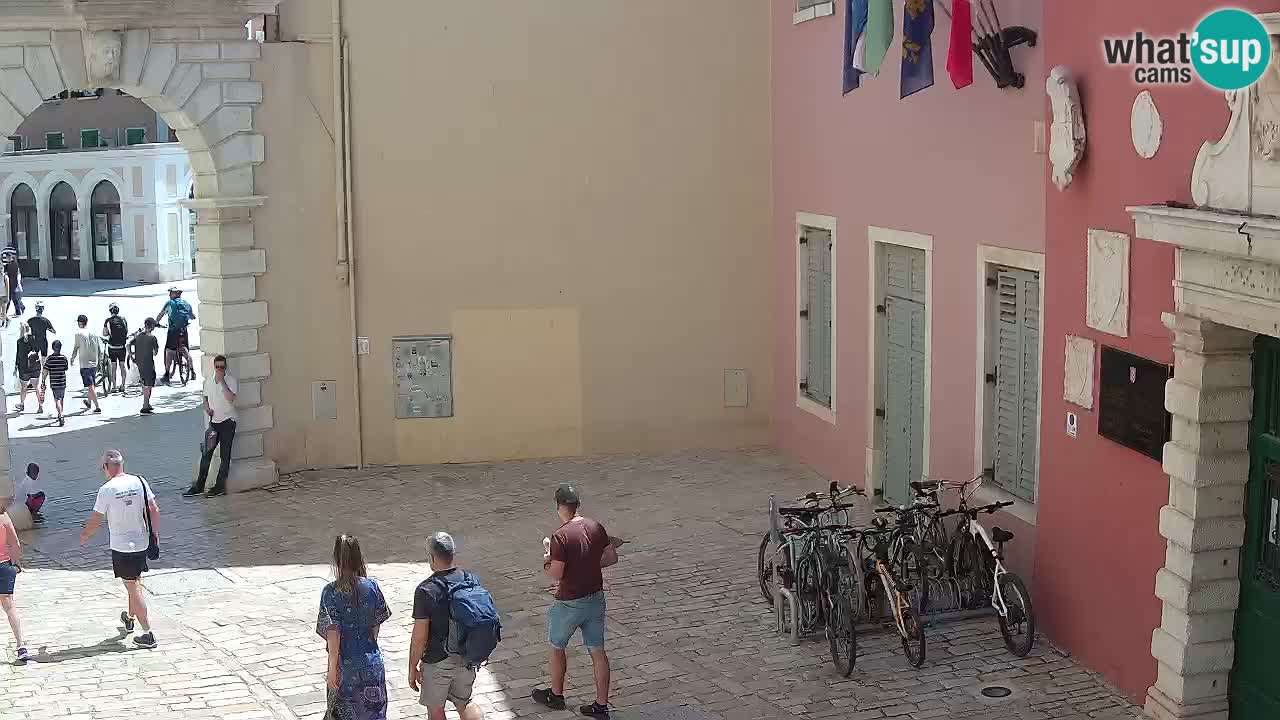 Live webcam Rovinj – Balbi’s bow “City gate” – Istria – Croatia