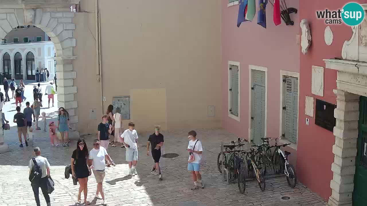 Live webcam Rovinj – Balbijev luk “Gradska vrata” – Istra – Hrvatska