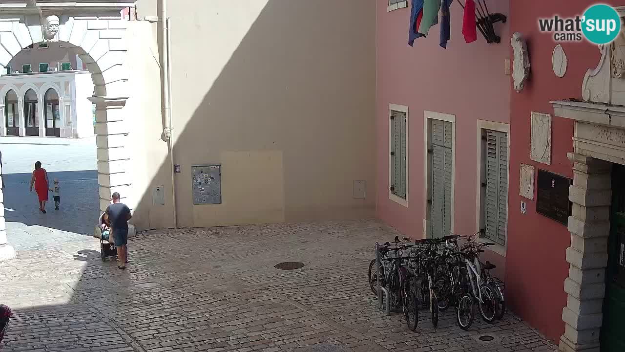 Live webcam Rovinj – Balbi’s bow “City gate” – Istria – Croatia