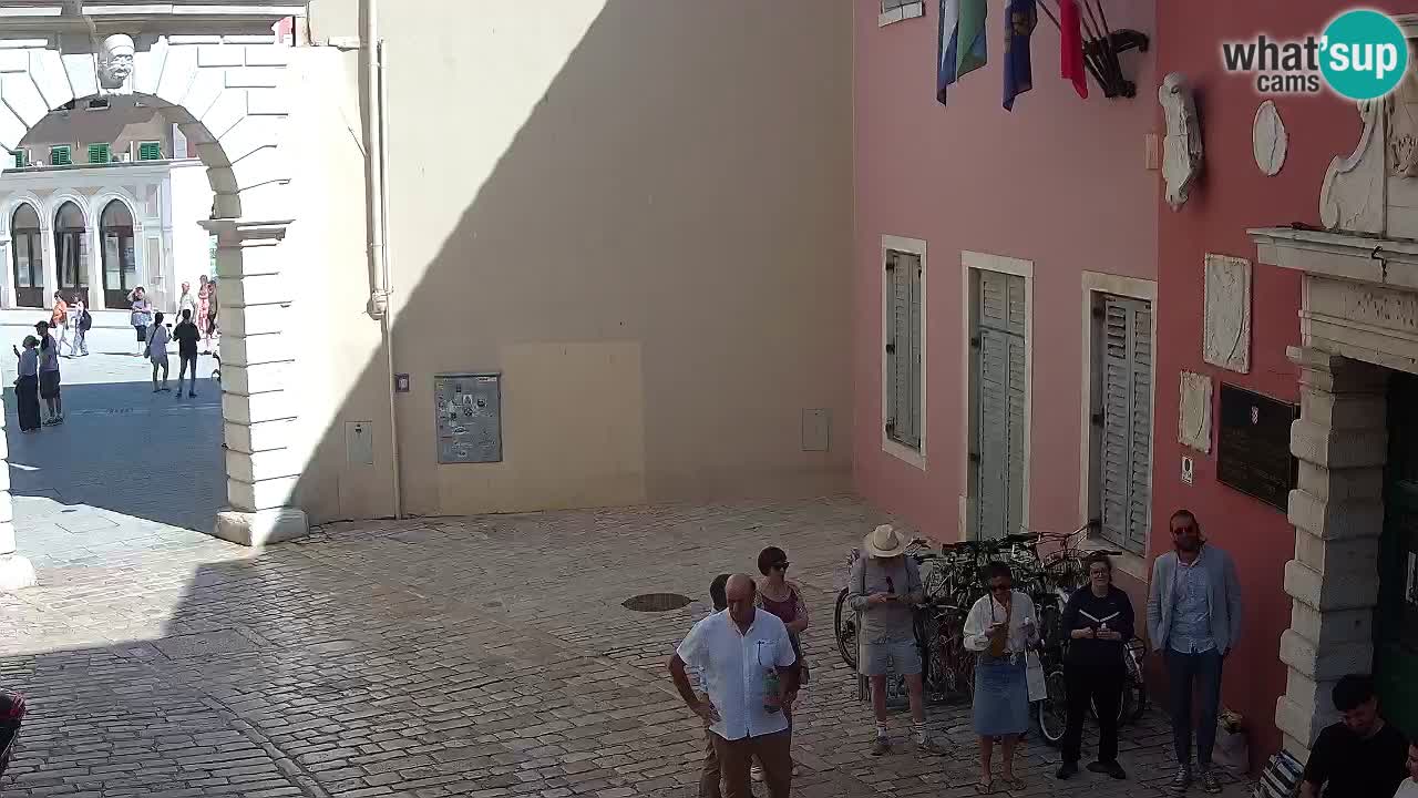 Live webcam Rovinj – Balbi’s bow “City gate” – Istria – Croatia