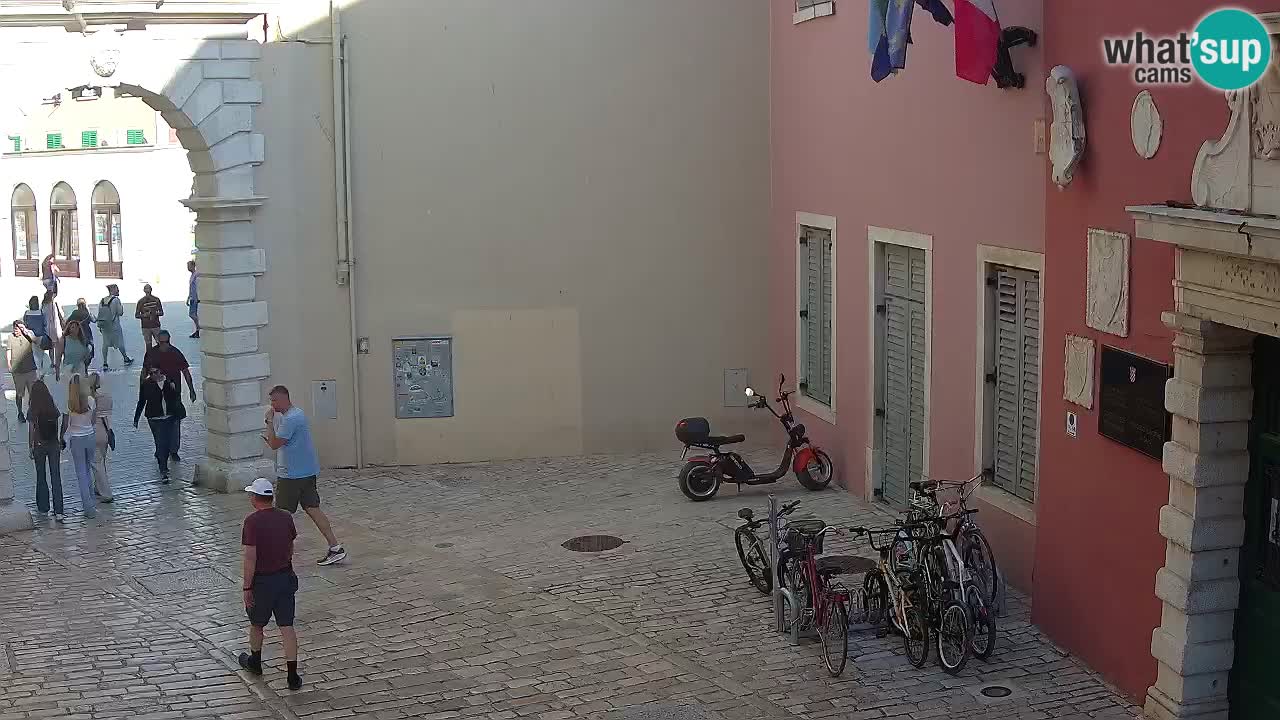 Live webcam Rovinj – Balbi’s bow “City gate” – Istria – Croatia