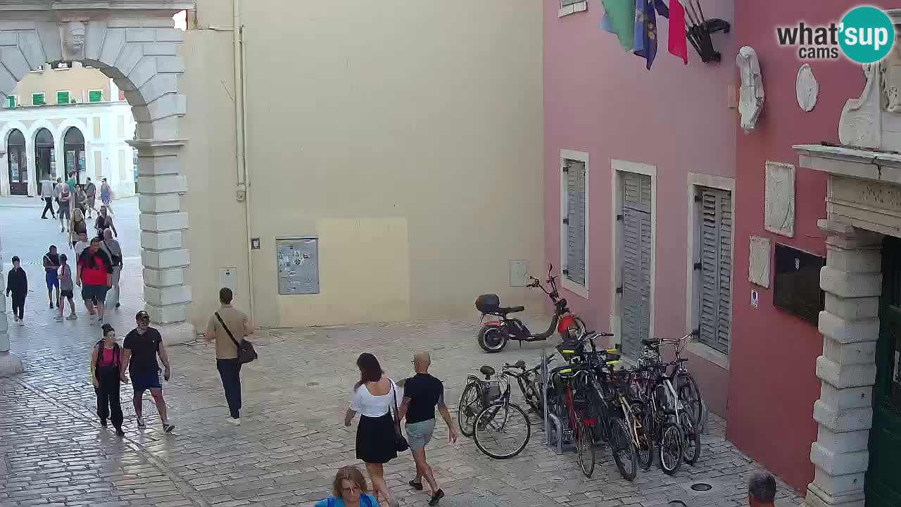 Live webcam Rovinj – Balbijev luk “Gradska vrata” – Istra – Hrvatska