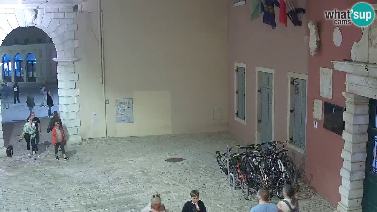 Live webcam Rovinj – Balbijev luk “Gradska vrata” – Istra – Hrvatska
