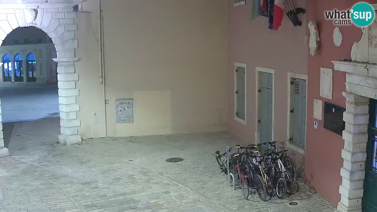 Live webcam Rovinj – Balbijev luk “Gradska vrata” – Istra – Hrvatska