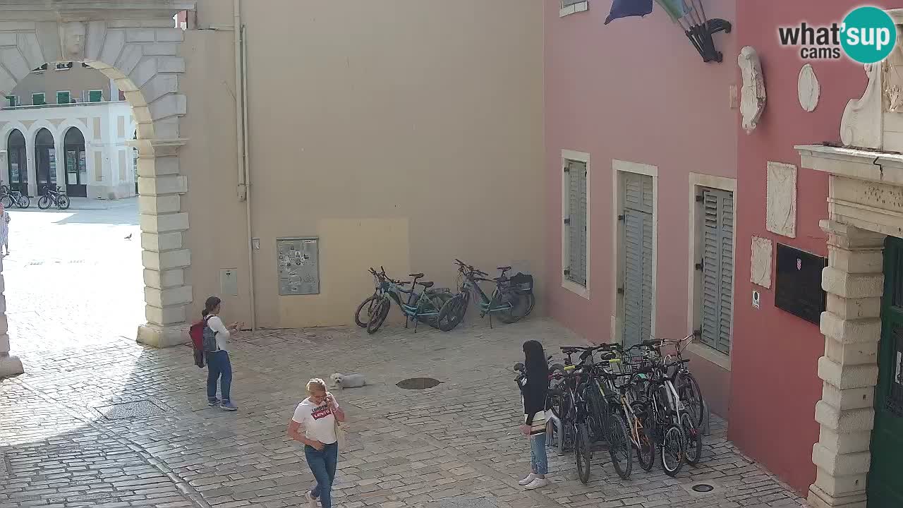 Live webcam Rovinj – Balbi’s bow “City gate” – Istria – Croatia