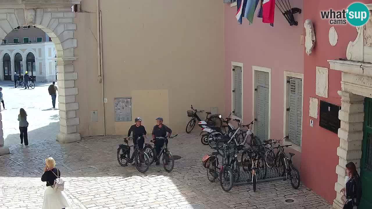 Webcam en direct Rovinj – L’arc de Balbi “Porte de la ville” – Istrie – Croatie