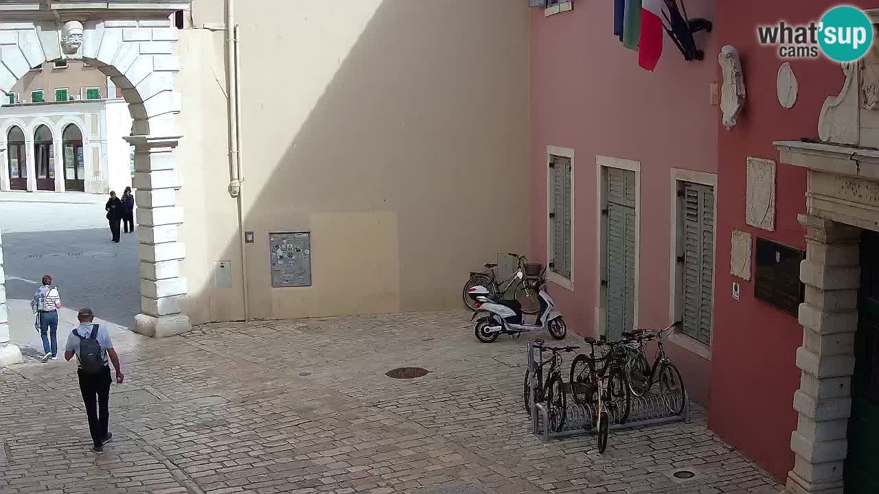 Live webcam Rovinj – Balbijev luk “Gradska vrata” – Istra – Hrvatska