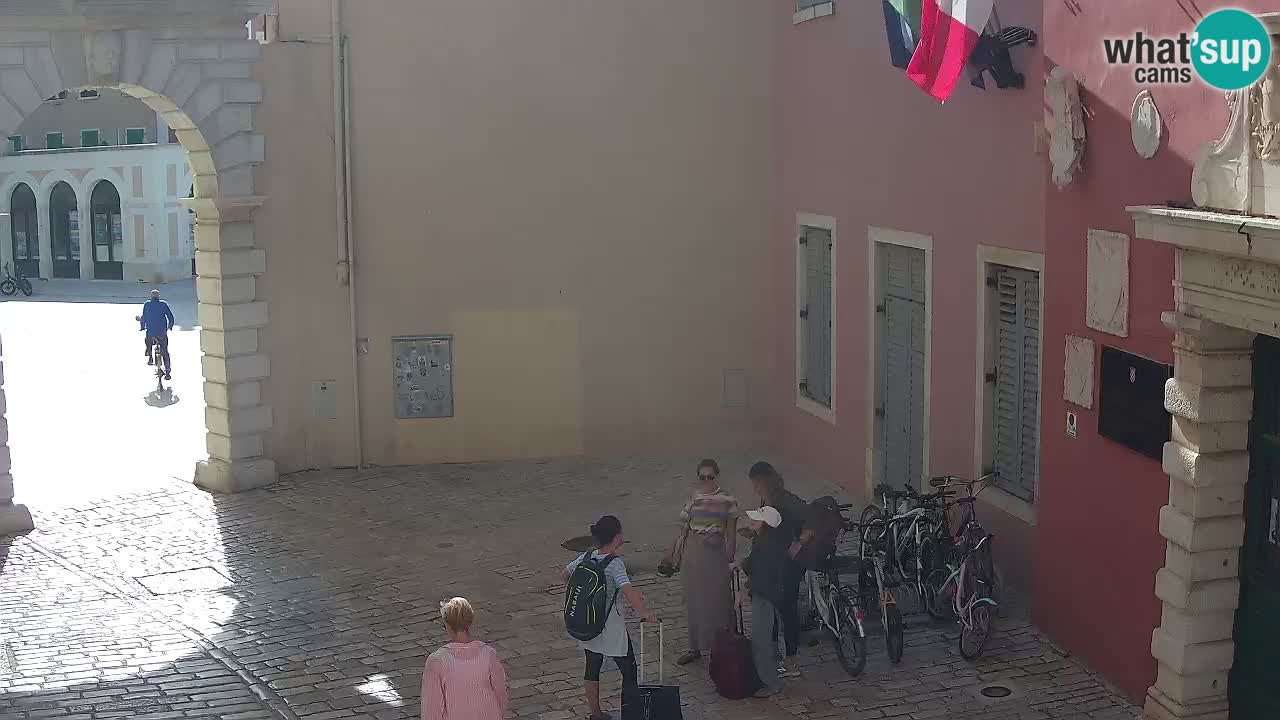 Live webcam Rovinj – Balbijev luk “Gradska vrata” – Istra – Hrvatska