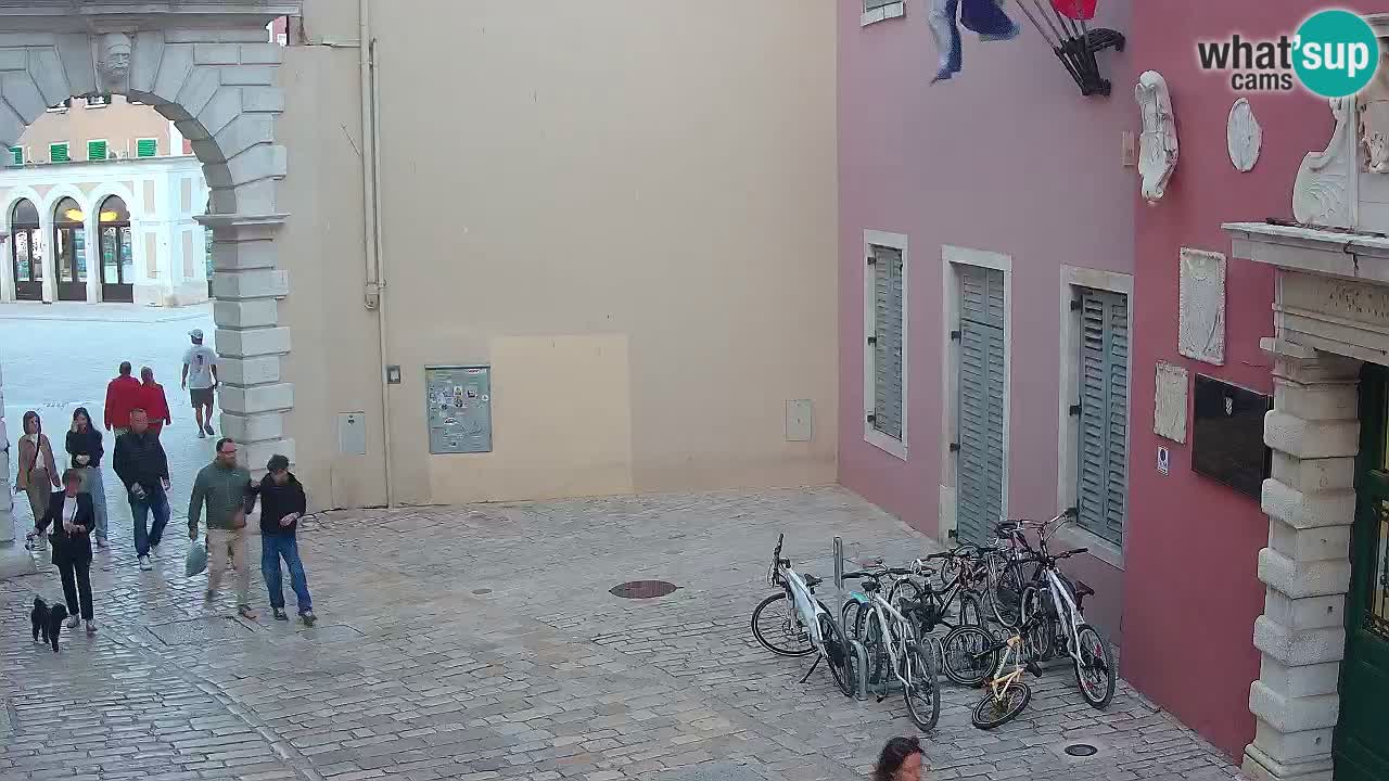 Live-Webcam Rovinj – Balbis Bogen “Stadttor” – Istrien – Kroatien