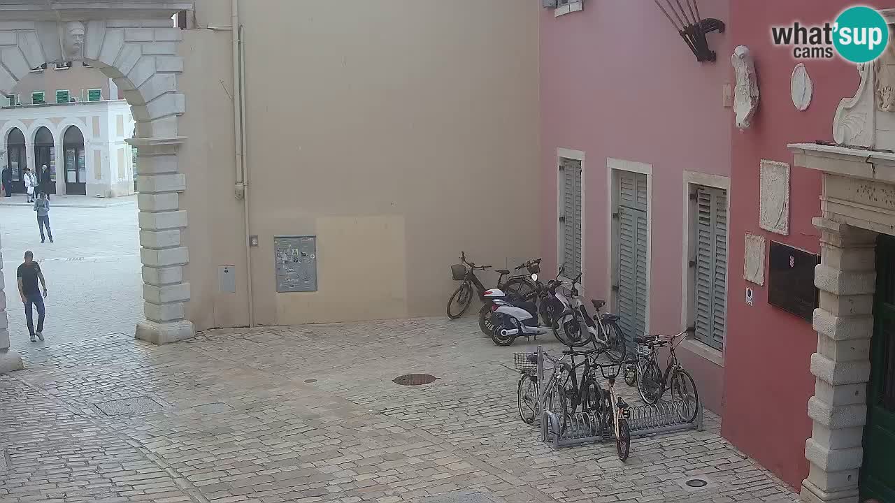 Live webcam Rovinj – Balbi’s bow “City gate” – Istria – Croatia