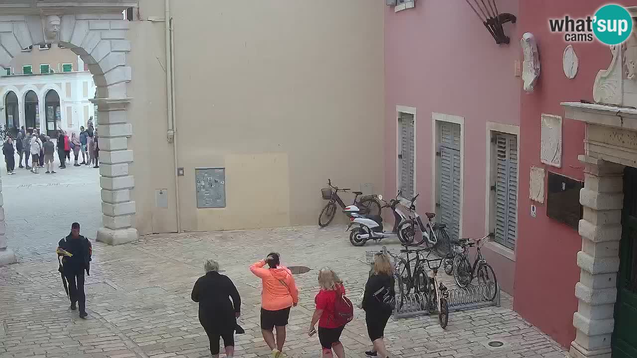 Live webcam Rovinj – Balbi’s bow “City gate” – Istria – Croatia