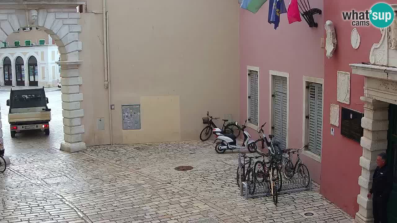 Live webcam Rovinj – Balbi’s bow “City gate” – Istria – Croatia