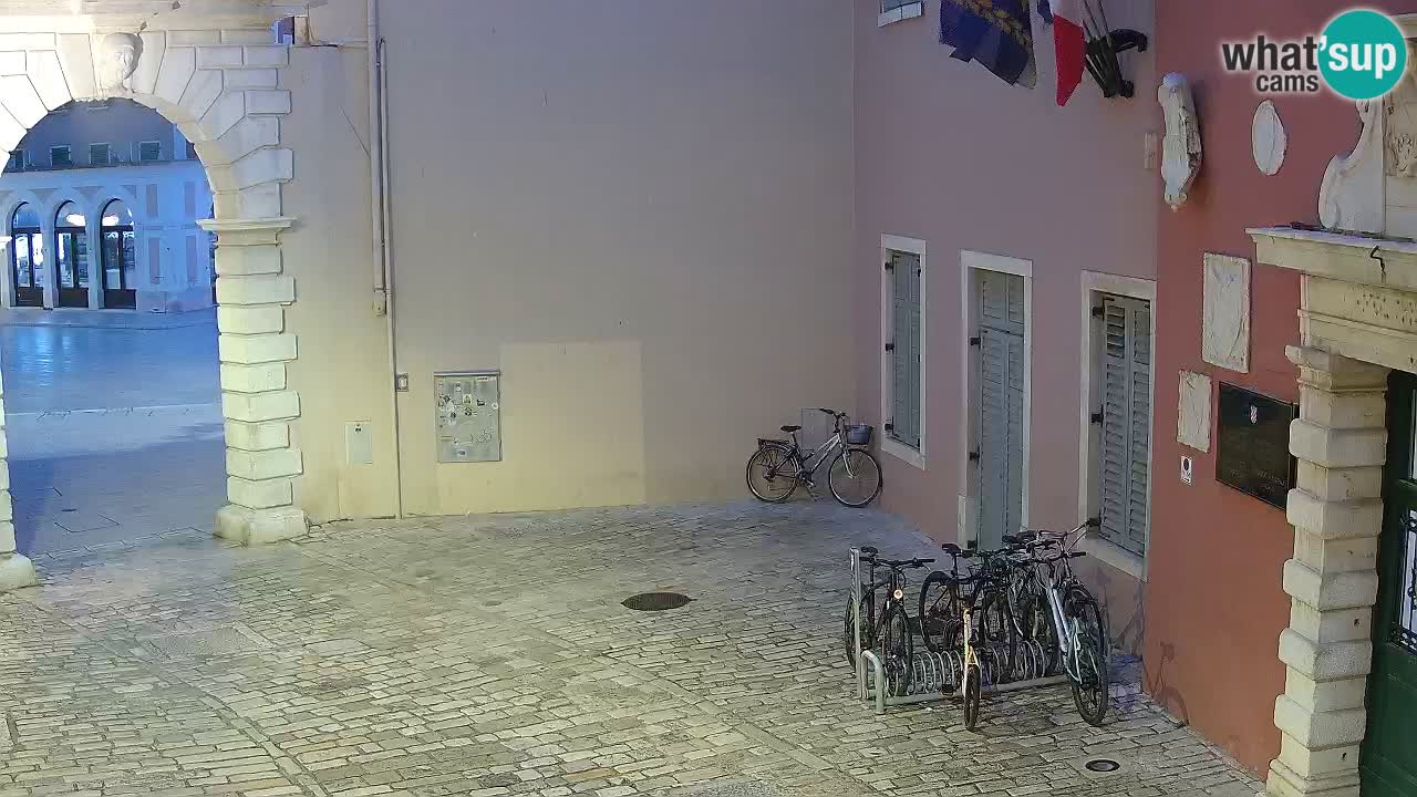 Live webcam Rovinj – Balbi’s bow “City gate” – Istria – Croatia