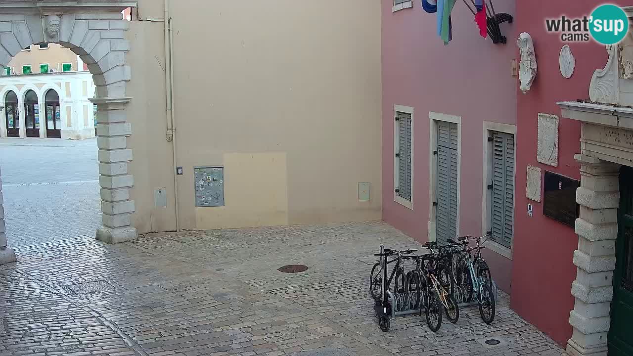 Live webcam Rovinj – Balbijev luk “Gradska vrata” – Istra – Hrvatska