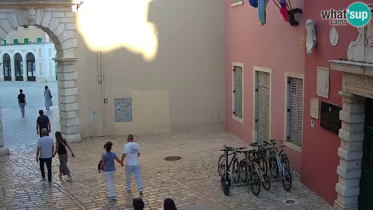 Live webcam Rovinj – Balbijev luk “Gradska vrata” – Istra – Hrvatska